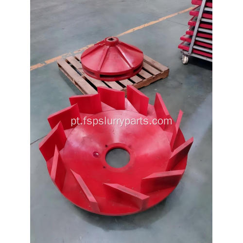 Estator de rotor de poliuretano para célula de flotação mineral